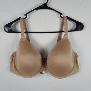 Victoria’s Secret Nude Full Coverage Push‑Up Bra 40 D | T‑Shirt‑Ready, Underwir